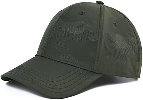 Feinion Брза суво бејзбол капа на отворено капаче за прилагодување на спортски капачиња за мажи за мажи