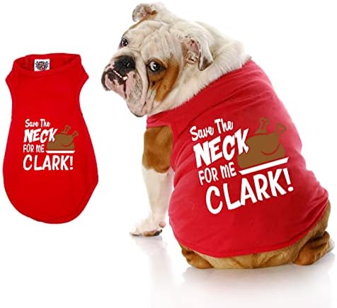 Врати за мене Кларк Кошула за кучиња, Божиќна кошула за кучиња, лесна кошула за куче, кошула за кученца до кучиња 90 фунти, машина што се мие,
