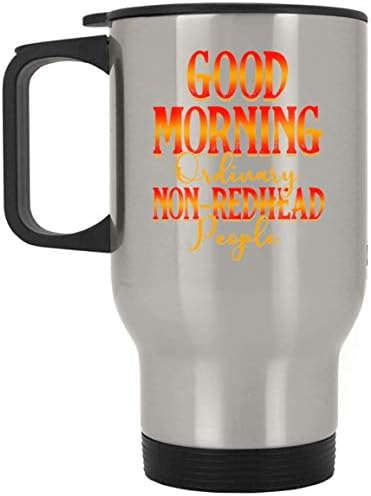 Урвог Добро Утро Обични Нецрвенокоси Луѓе Шолја За Кафе-Пиво Штајн - Шише Со Вода-Кригла За Промена На Бојата, Една Големина, 11 мл.