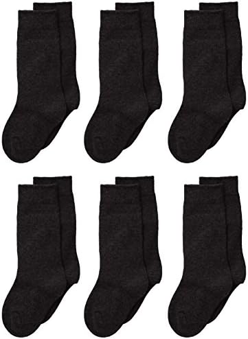 Copефери чорапи унисекс бебе беспрекорно памучно колено високо 6 пар пакет