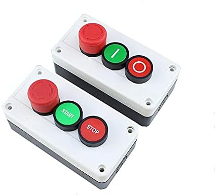 NDJQY NC итен стоп Без црвено зелено копче за прекинувач на копчето 600V 10A