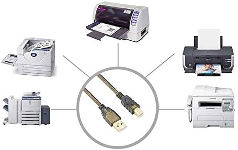 Pasow USB 2.0 кабел маж до б машки кабел за скенер за печатач