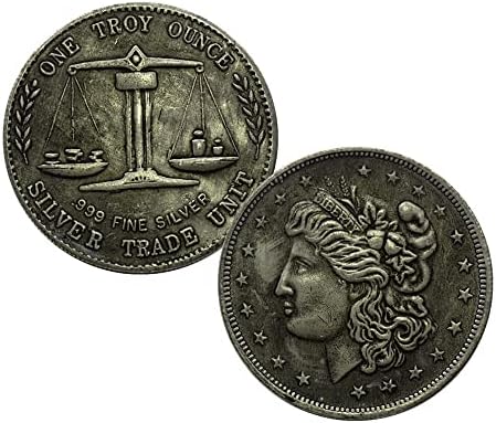 Американска Сребрена Доларска Рамнотежа Сребрена Монета Божица Комеморативна Монета Американска Божица На Слободата Надворешна Трговија