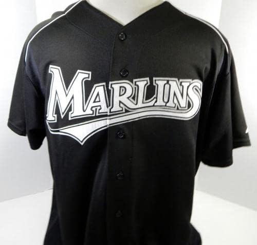 2003-06 Флорида Марлинс Крис Волстад 21 Игра користеше црн дрес БП Св 2хл 079 - Игра користена МЛБ дресови
