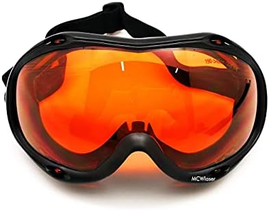 Безбедносни очила за безбедност на ласерски ласерски OD 5+ 190-540nm Виолетова/сина/зелена/УВ ласерски заштитни очила за 355nm 405nm