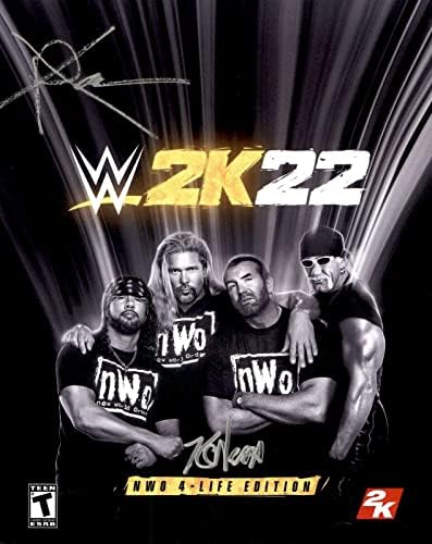 Kevin Nash & X -Pac потпишани WWE 2K22 NWO PROMO 8x10 Фото - Фотографии за автограми во борење
