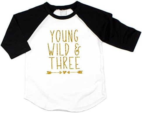 Bump and Beyond Designs 3 -годишна роденденска кошула девојка Третиот роденден облека
