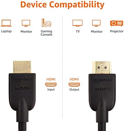 Амазон Основи Мини DisplayPort Thunderbolt На HDMI Адаптер-Компатибилен Со Apple iMac И Macbook Пакет Со Амазон Основи Со Голема Брзина