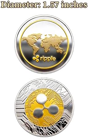 Зафина Монета ЗА Бранување XRP Крипто Комеморативна Монета 2021 Колекционерски Виртуелни Монети Со Ограничено Издание Со Заштитно Куќиште