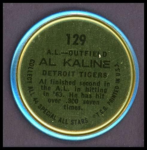 1964 Топпс 129 Ол-стар ал Калин Детроит тигри