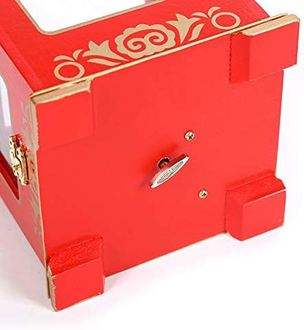 Шип Божиќ дрвена музичка кутија за складирање на кутии за кутии за кутии за куќиште дома