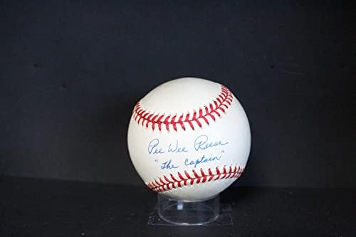 Pee Wee Reese потпишан бејзбол автограм авто -автограм PSA/DNA AM48803 - Автограмирани бејзбол