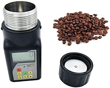 Zoeyec Mg-Pro Преносен мини чаша мерач на влага за кафе, какао, ориз, пченица 25 видови зрна тестер за влага WIHT 99 групи за складирање на податоци