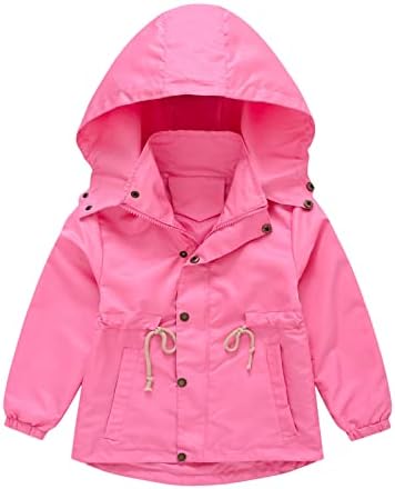 Детски момчиња девојчиња Зимски палто со џебна јакна со качулка, дете, патент, ветровито, надворешна облека за зимско палто за дете