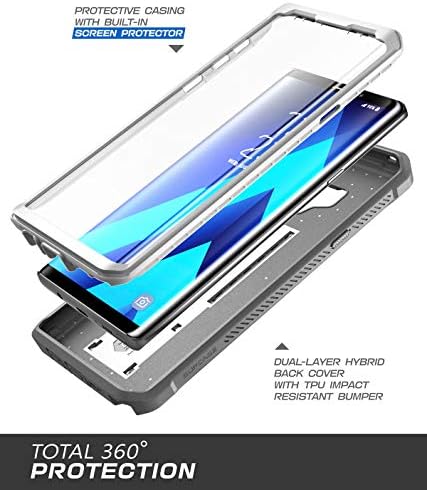 Supcase Unicorn Beetle Pro серија Телефонски случај за Samsung Galaxy Note 9, солиден случај на футрола со целосен каросерија со вграден