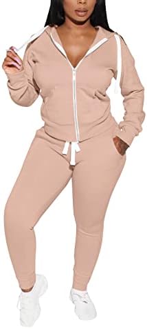 Јухаотин жени Велигденска облека плус големина жени со качулка со качулка џеб со високи половини панталони со еластични кабели, обични панталони
