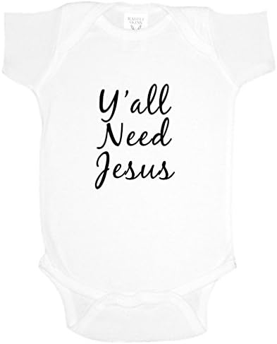 Ви Треба Исус Смешно Бебе Боди Доенче
