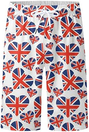 Машки пливање стебла Брзи суви шорцеви за пливање плус големина за пливање еластична половината мека удобност во САД знаме печати панталони