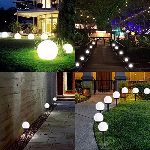N/A Solar LED тревник ламба на отворено водоотпорен градинарски декор светло за дворот за патеки за дома