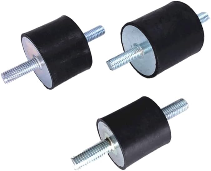 20pcs M10 серија VV тип двојно машки конец на гума од гума од гума од гума од вибрации - изолатор - изолатор -