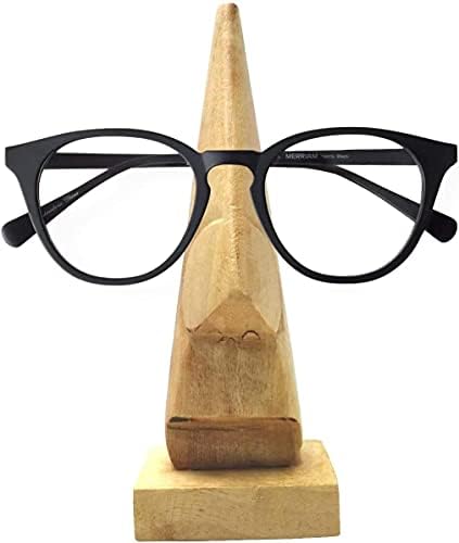 Generic_ рачно изработен држач за спектакл во форма на нос 6 инчи, специфични очила за очила, штанд за приказ за мажи и жени,