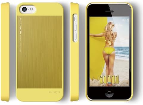 Elalo S5 Outfit Morph MX алуминиум и поликарбонат двоен случај за iPhone 5C + HD професионален филм Вклучен - Целосно пакување на малопродажба