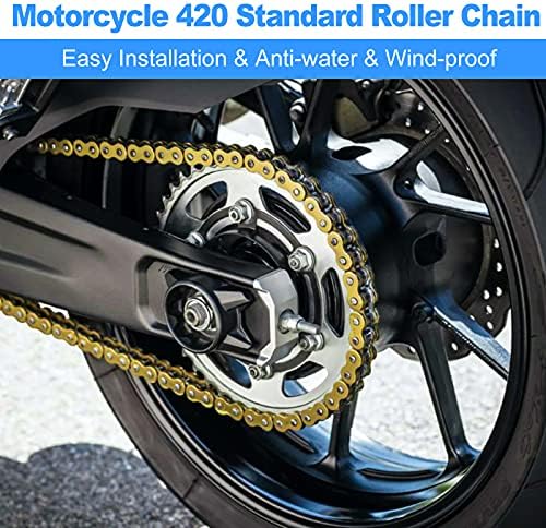 Оксмарт мотоцикл 420 ланец Стандарден ролери за врски се вклопуваат за 50cc 70cc 110cc 125cc нечистотија јама велосипед АТВ