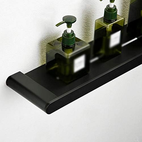 Pdgjg големопродажни додатоци од бања не'рѓосувачки челик мат црни полици за бања кујна wallидна полица за туширање бања решетката