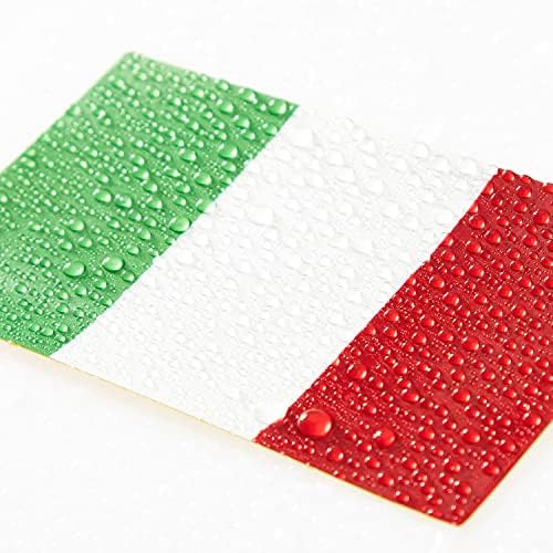 Кантендо 5 парчиња Налепница За Налепници За Знаме На Италија-италијански Знамиња Рефлектирачки Налепници За Винил Автомобил-За Водоотпорна