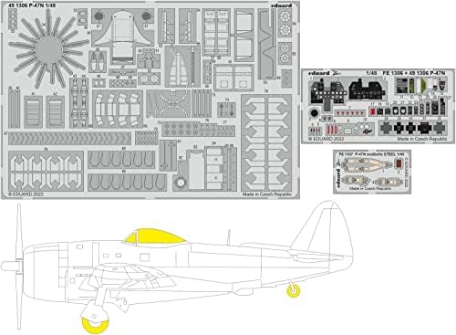 Едуард Едбиг49354 1/48 Биг Ед Република P-47N Thunderbolt делови поставени делови од пластичен модел