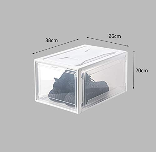 Водоотпорна про transparentирна кутија за складирање на пластична кутија за складирање на чевли, кутија за чевли за чевли, кутија со високи