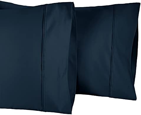 Стандардни перници од 1200-тина мека чешлана памук, 2-парчиња, бургундски