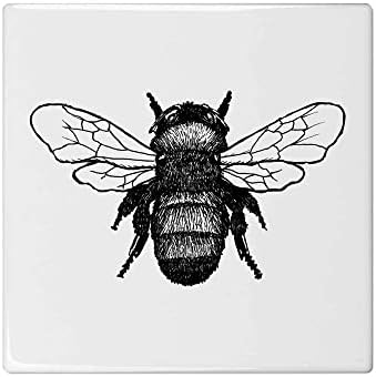 Azeeda 'Bumble Bee' 108mm квадратна керамичка плочка