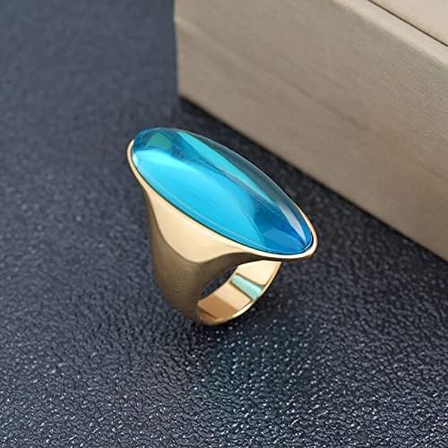 Ringsенски ангажман прстени Европски и американски ретро метал мулти-бои кристално ветување прстен за жени венчален прстен гроздобер