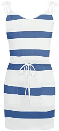 Lkpjjfrg luetенски летен шарен фустан со фустани, исмејуван врат, плус големина, фустани за летен плажа фустан со џебови