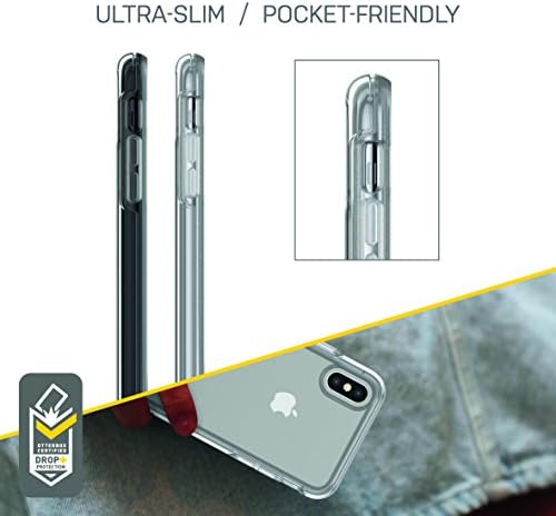 OtterBox СИМЕТРИЈА ЈАСНА Серија Случај за Iphone Xs &засилувач; iPhone X-Синтетичка Гума Поликарбонат-Мало Пакување-ЛЕСНО ВЕТРЕ