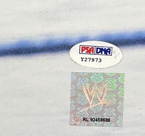 Рик Флер потпишана 16x20 WWE борење Фото наспроти Хулк Хоган ПСА/ДНК холограм - Фотографии за борење со автограми