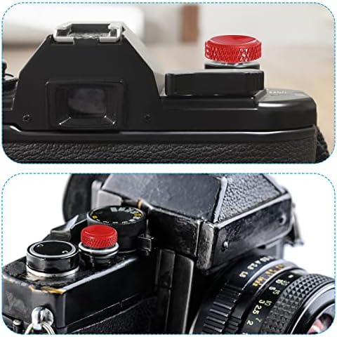 Копче за блендата на фотоапаратот Патикил, копчето за ослободување на мекиот бленда од 3 пакувања чисто копче за бакарна камера,