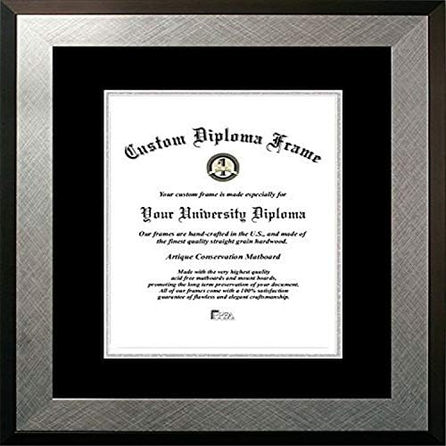 Слики во кампусот HSBS001810 Рамки за сертификати со почести црни и сребрени душеци, 8 x 10