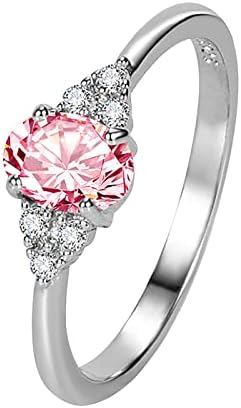 Прстени за моден ангажман за жени кои се ставаат во loveубовни венчални прстени накит подароци за девојка ветуваат прстен за жени прстен