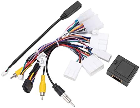 Замена на GPS за прицврстување на кабелот за радио со раб за раб, Kimiss 16 Pin, за Corolla/За Левин/За Ками/за Реиз