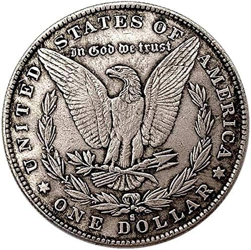 1936 година Американски голем нос антички стар бакар и сребрена монета монета монета врежана паричка и сребрена комеморативна монета што