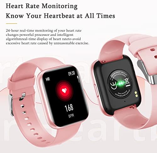 Reokily Smart Watch for Android iPhone со Bluetooth Одговор остваруваат повици 1.81 Целосен Ccreen HD Display Fitness Tracker SmartWatch Men Watchers For Women IP67 Fitness Tracker со чекор -шалтер