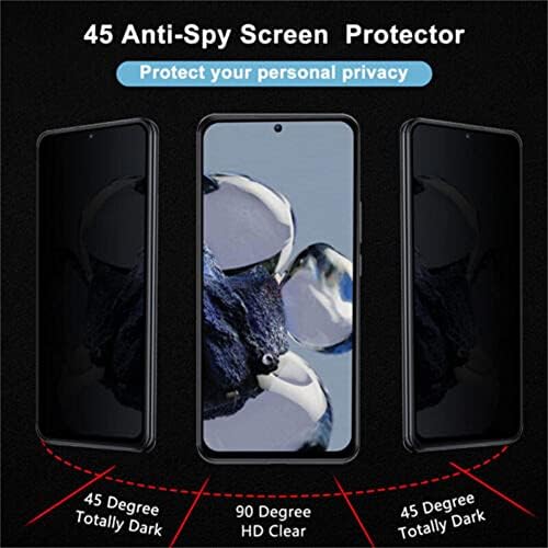 За Xiaomi 12T/ 12T PRO ANTI-SPY PRIVACATION TEMERED стакло заштитник на цел екран