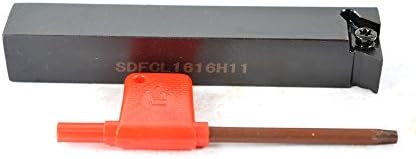 1PCS SDFCL 1616H11 легура челик CNC LATH EXCIRCLE држач за алатки за вртење здодевна лента за DCMT11T3 **, дијаметар на Шанк 16*16 mm,