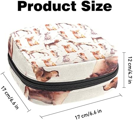 Womenените санитарни салфетки влошки за чанти дами менструална чаша торбичка девојки преносен период тампон за складирање торба куче со патент