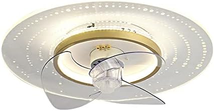 Kmyx затворено осветлување Фен темби модерни едноставни тавани за вентилатор дневна соба спална соба тавана вентилатор ламба со далечински