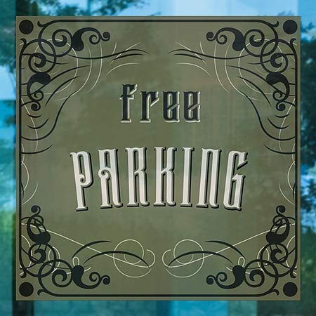CGSignLab | Слободен Паркинг - Викторија Готски Прозорец Прицврстување | 16 x16