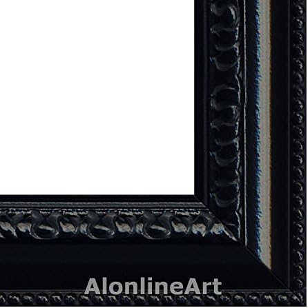 АЛОНЛИН АРТ - Петелот од Пабло Пикасо | Црна врамена слика отпечатена на памучно платно, прикачена на таблата со пена | Подготвени