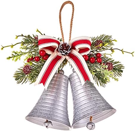 Божиќни Ѕвона Рустикален Декор Божиќни Големи Орнаменти Рачно Изработени Висечки Ѕвончиња Ветерни Ѕвончиња